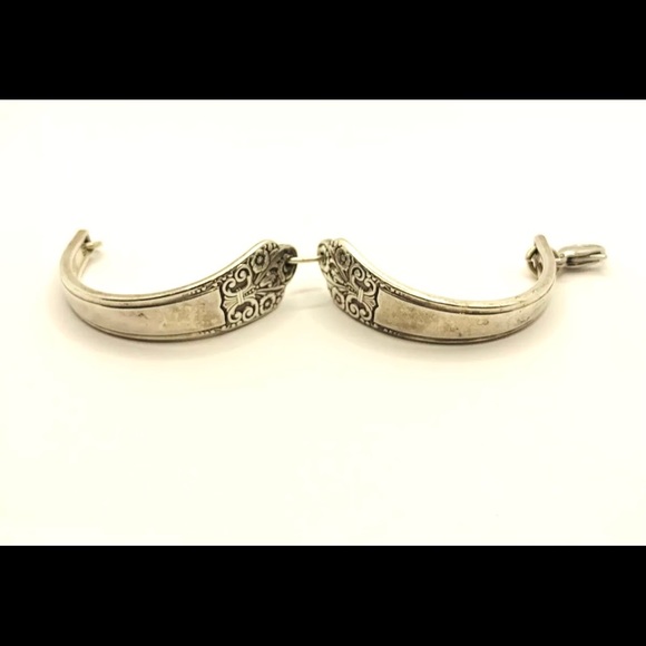 Vintage 1941 Silver Plated Spoon Bracelet - Picture 5 of 7